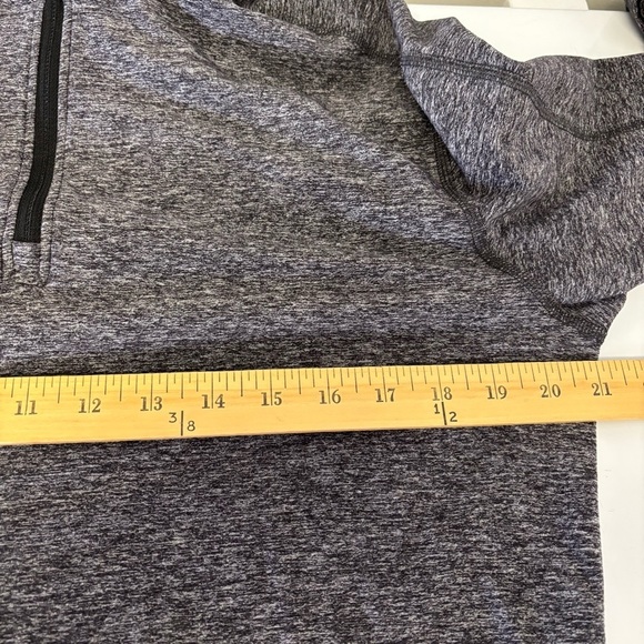 Lululemon Surge Warm 1/2 Zip Pullover Heather Grey Long Sleeve Men’s Large - Picture 10 of 10